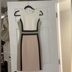 Calvin Klein Color Block Sheath Dress